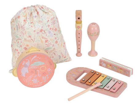 Little Dutch Toys - Muziekset roos - Safari Friends