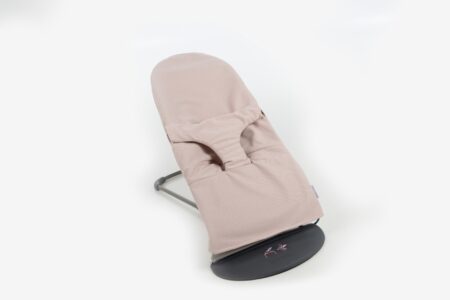 Maison Naline - Relaxcover herringbone roze (horizontale lijnen)