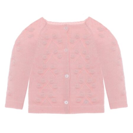 Patachou - Gilet tricot - Dusty Roze