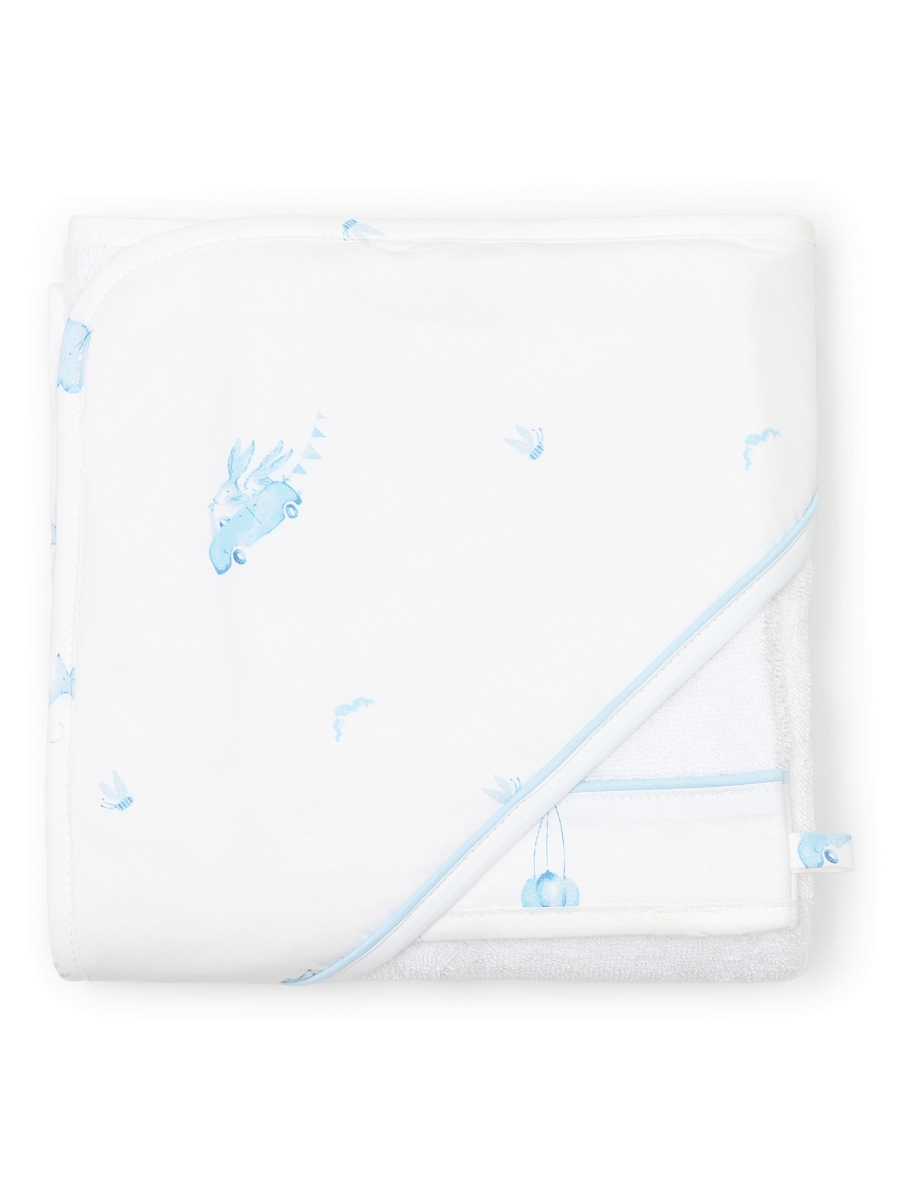 Poetree Kids - Badcape & washandje Dieren - Blue Dreams Collection