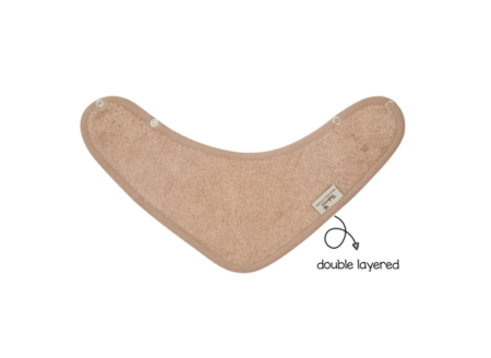 Timboo - Bandana Bib Doubled 36X20Cm - Savannah Sand