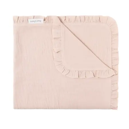 Baby's Only - wiegdeken teddy calm - oud roos