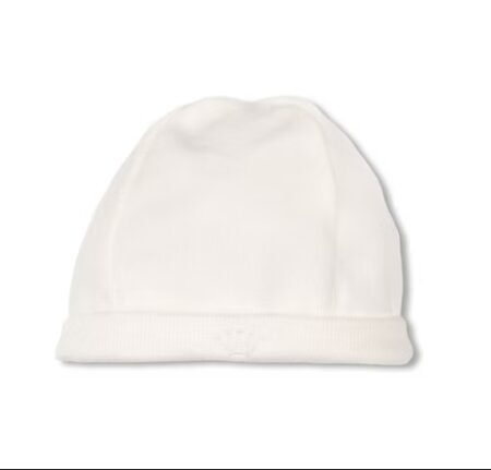 First - Muts rib + kroontje velours - Off White