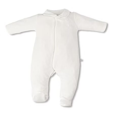 First - Romper velours engelvleugjes - Off White
