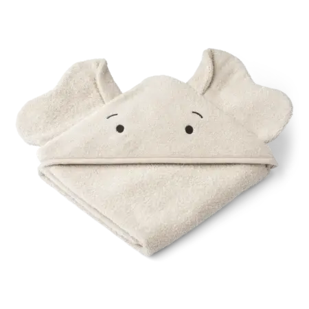 Liewood - Albert Elephant Hooded Towel - Sandy