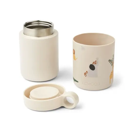 Liewood - Kiani Printed Food Jar - All Together / Sandy