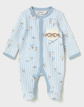 Mayoral - babypakje met ballonprint - blauw