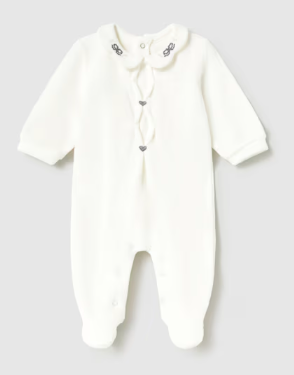 Mayoral - pyjama met ruches - wit