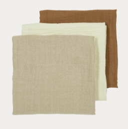 Meyco - Hydrofiele Doeken Pre-Washed - Offwhite/Sand/Toffee