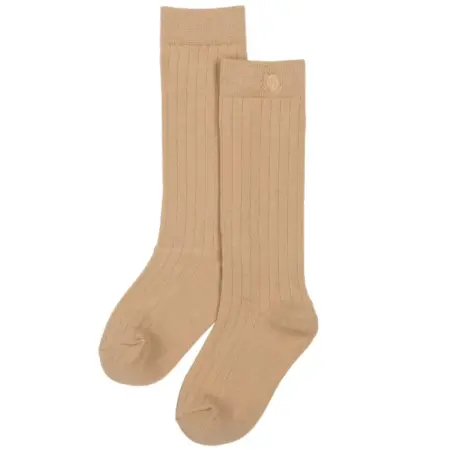 Natini - kniekousen met ribbels - beige