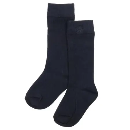Natini - kniekousen met ribbels - donkerblauw