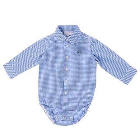 Natini - ruiten hemd - blauw/wit