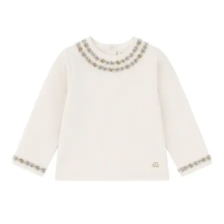 Natini - t-shirt met lange mouw - wit