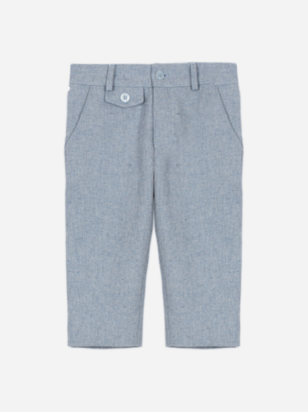 Patachou - broek met zijzakken - blauw