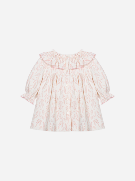Patachou - elegante jurk met ruches - roos