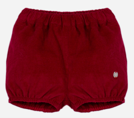 Patachou - elegante katoenen short - bordeauxrood
