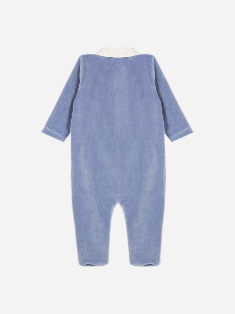 Patachou - pyjama met teddybeerprint - indigoblauw