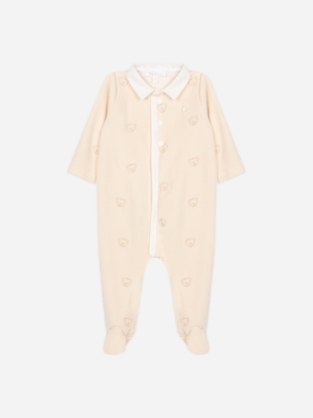 Patachou - pyjama met voetjes - ecru
