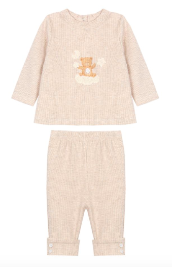 Patachou - sweater en broek - beige