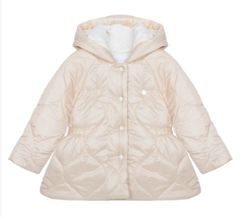 Patachou - winterjas met kap - beige