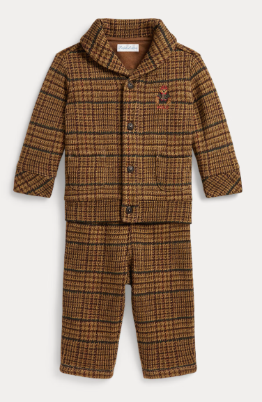 Ralph Lauren - polo bear jack en broek - bruin