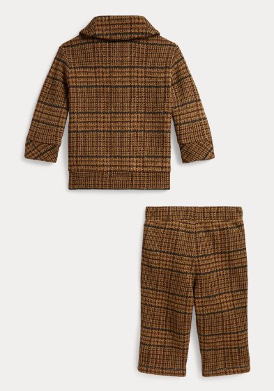 Ralph Lauren - polo bear jack en broek - bruin