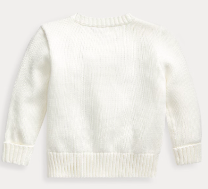 Ralph Lauren - trui met polo bear - wit COPY