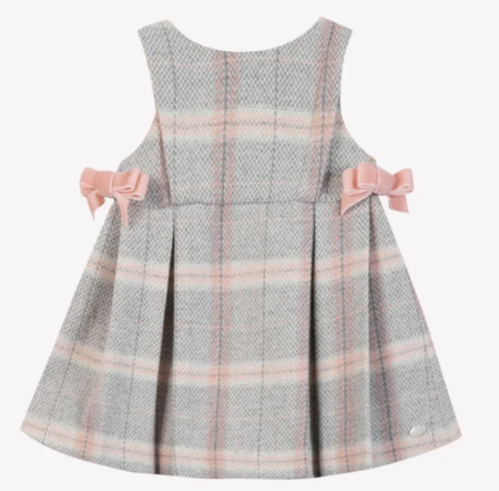 Tartine Et Chocolat - jurk met ruitpatroon - beige