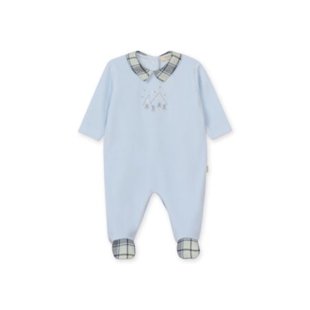 Baby Gi - pyjama met bergjes - blauw