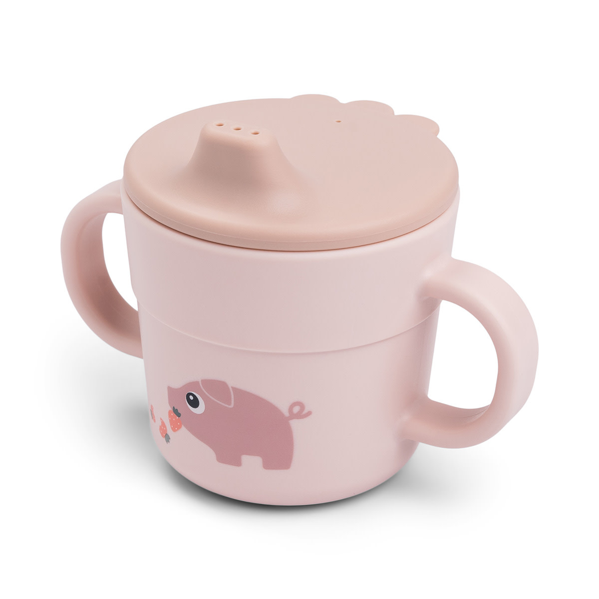 Done by Deer - Foodie spout cup Tiny farm Powder