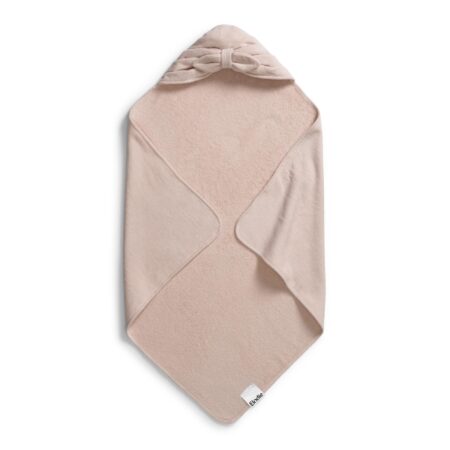 Elodie - Badcape Powder Pink Bow