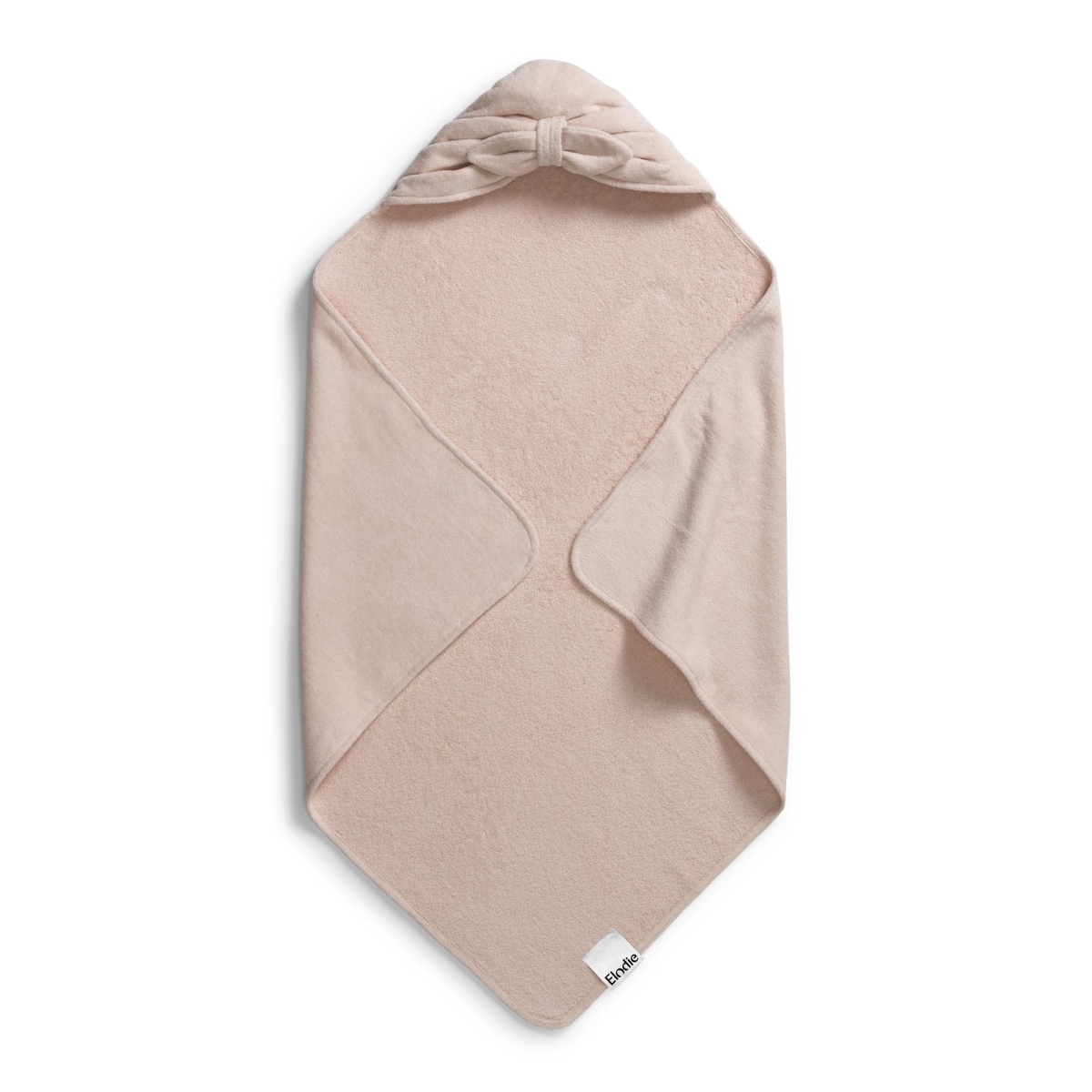 Elodie - Badcape Powder Pink Bow