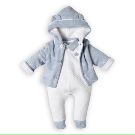 First - Azzuro Rompersuit - Blauw