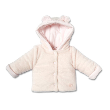 First - Bontjas Met Kap - Roze