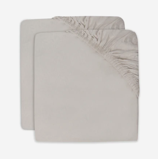 Jollein - Hoeslaken Jersey 40/50x80/90cm Nougat (2pack)