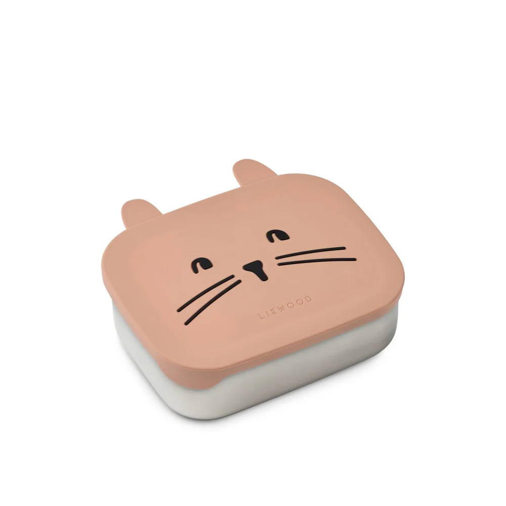 Liewood - Arthur Printed lunchbox - Rabbit - Pale Tuscany