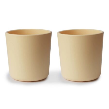 Mushie - Cup - Pale Daffodil (2 Pcs)