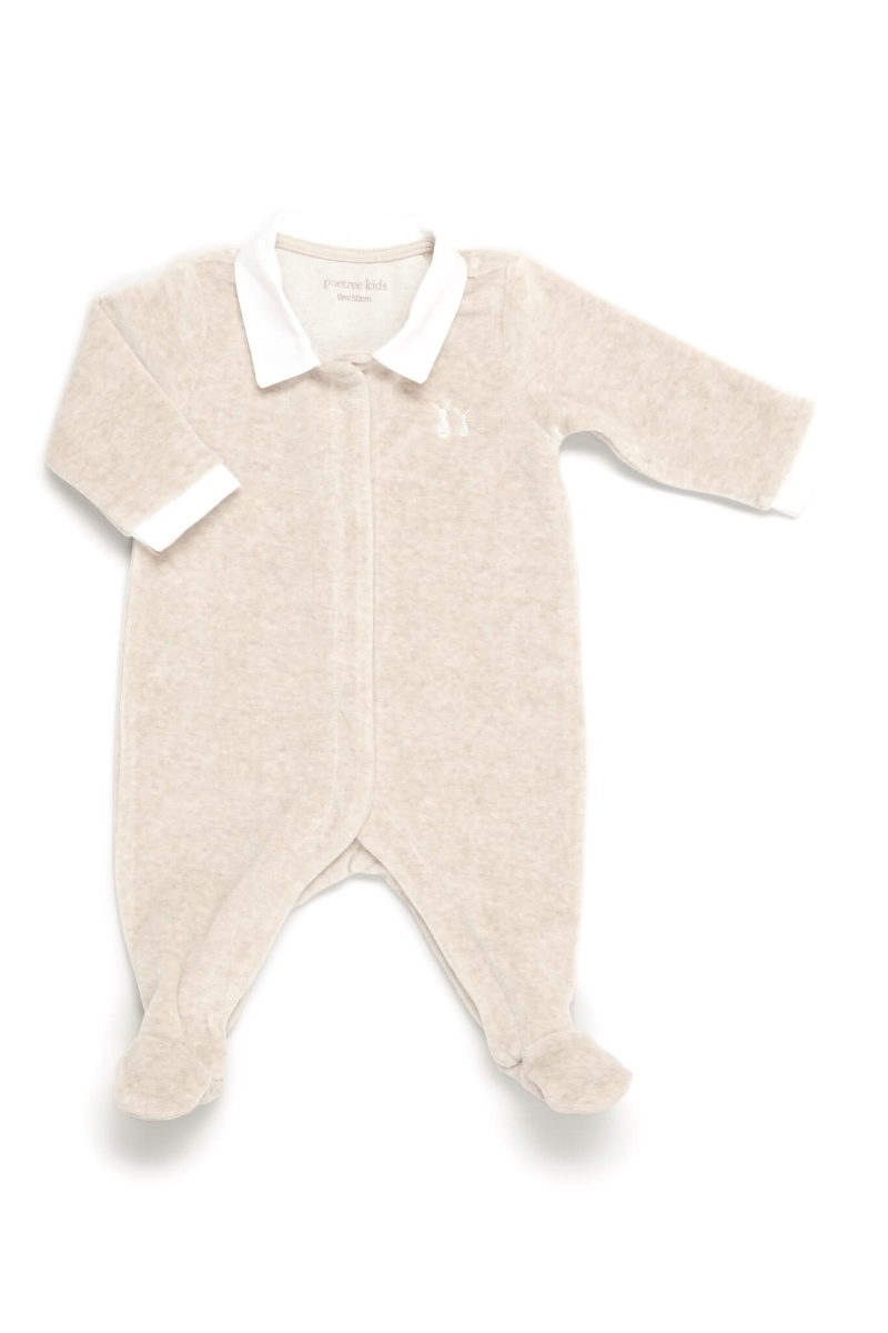 Poetree Kids - Babypakje velours Sand