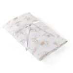 Theophile & Patachou - Hoeslaken bed 60x120cm - geprint Camel Safari print