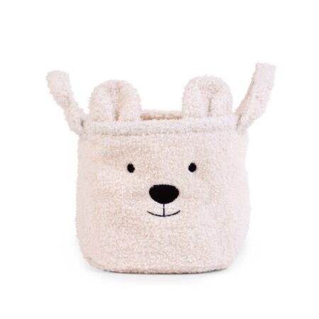Childhome - Opbergmand - 25x20x20 Cm - Teddy - Ecru