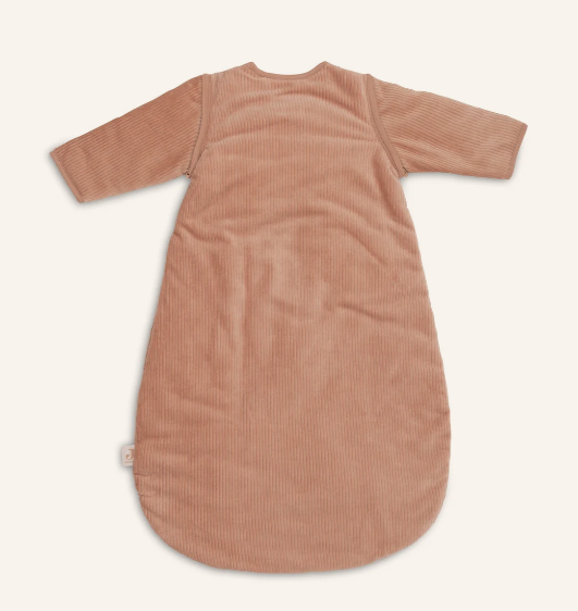 Jollein - Slaapzak met afritsbare mouw Rond 110cm Rib - Light Terra