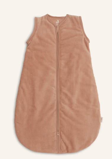 Jollein - Slaapzak met afritsbare mouw Rond 110cm Rib - Light Terra