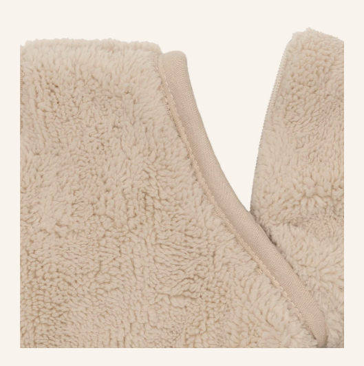 Jollein - Slaapzak met afritsbare mouw Rond 60cm Fluffy - Sand