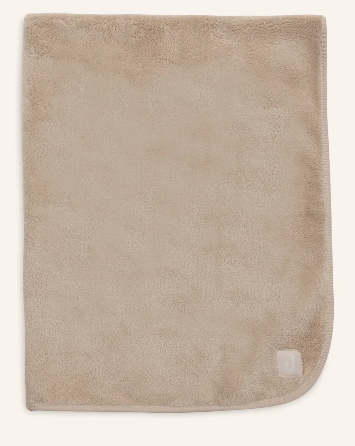 Jollein - deken wieg 75 x 100 cm reversible basic sherpa - warm sand