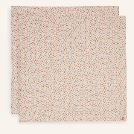 Jollein - hydrofiele doek large 115 x 115 cm (2stuks) - soft plumes