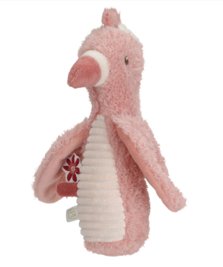 Little Dutch - knijprammelaar flamingo - roze