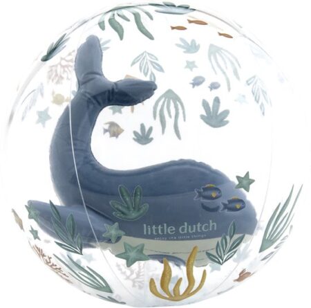 Little Dutch - strandbal met 3D walvis