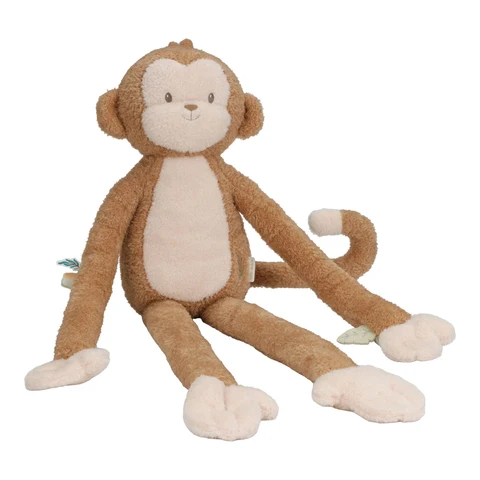 Little Dutch Toys - Safari Friends - Knuffel Slungel Aap XL - Bruin