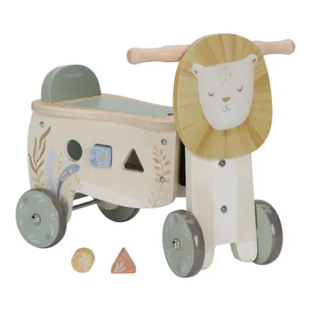Little Dutch Toys - Safari Friends - Loopfiets Leeuw - Geel
