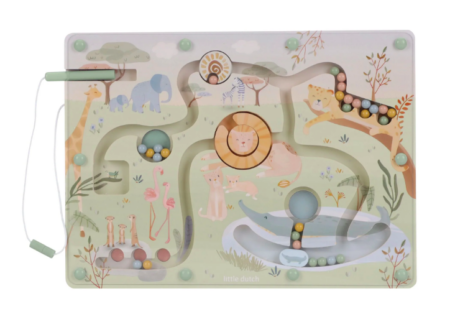 Little Dutch Toys - magnetisch doolhof - safari friends